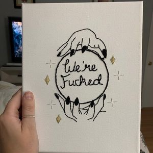 “Predictions” embroidery